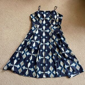 Banana Republic Blue and White Women’s Dress